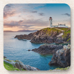 vuurtoren vuurtoren van Fanad Head Ierland Bier Onderzetter