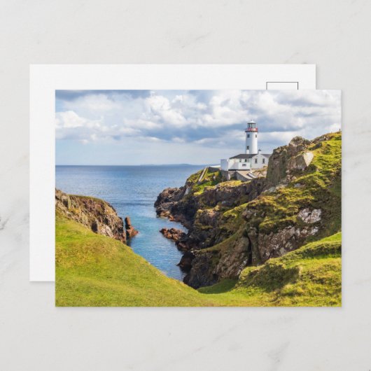 vuurtoren | vuurtoren van Fanad Head Ierland Briefkaart (Voorkant / Achterkant)