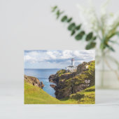 vuurtoren | vuurtoren van Fanad Head Ierland Briefkaart (Staand voorkant)