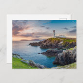 vuurtoren | vuurtoren van Fanad Head Ierland Briefkaart (Voorkant / Achterkant)