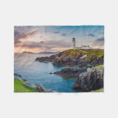 vuurtoren | vuurtoren van Fanad Head Ierland Fleece Deken (Voorkant (Horizontaal))