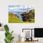 vuurtoren | vuurtoren van Fanad Head Ierland Poster (Thuiskantoor)
