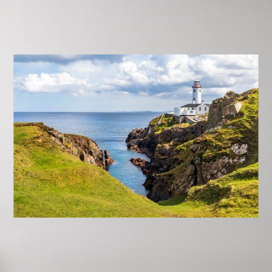 vuurtoren | vuurtoren van Fanad Head Ierland Poster (Voorkant)
