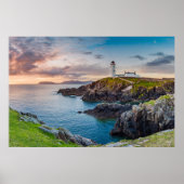 vuurtoren | vuurtoren van Fanad Head Ierland Poster (Voorkant)