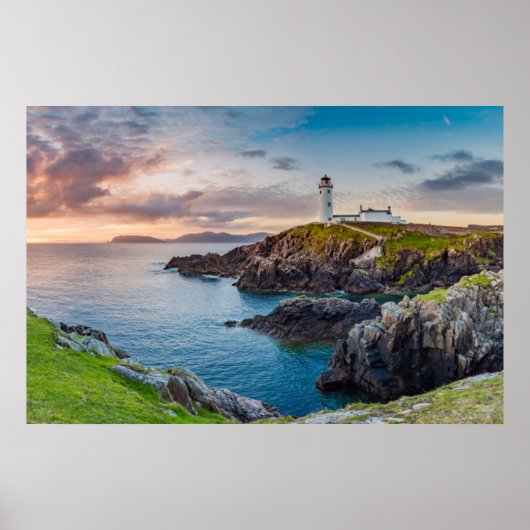 vuurtoren | vuurtoren van Fanad Head Ierland Poster (Voorkant)