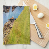 vuurtoren | vuurtoren van Fanad Head Ierland Theedoek (Quarter Fold)