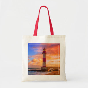 vuurtoren   vuurtoren van Itapuã Bahia Brazilië Tote Bag