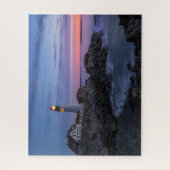 vuurtoren | vuurtoren van Kaap Elizabeth Maine Legpuzzel (Verticaal)