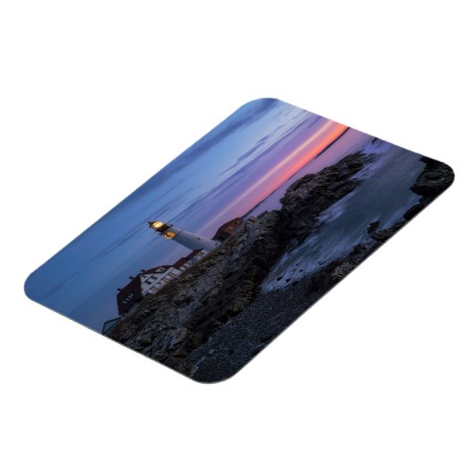 vuurtoren | vuurtoren van Kaap Elizabeth Maine Magneet (Linkerzijde)