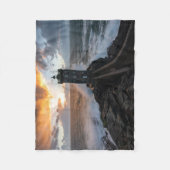 vuurtoren | vuurtoren van Le Conquet Kermorvan Fleece Deken (Voorkant)