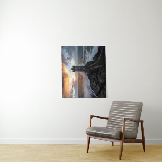 vuurtoren | vuurtoren van Le Conquet Kermorvan Wandkleed (In situ)