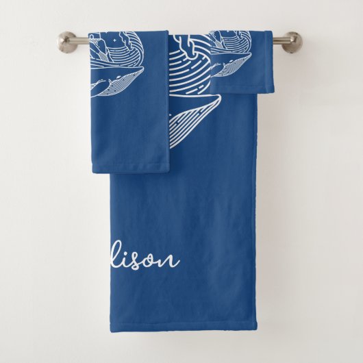 vuurtoren walvis bad handdoek (Insitu)