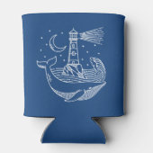 vuurtoren walvis blikjeskoeler (Achterkant)