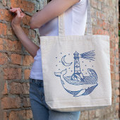 vuurtoren walvis tote bag
