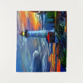 vuurtoren wandkleed (Voorkant)