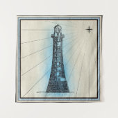 vuurtoren wandkleed (Voorkant)