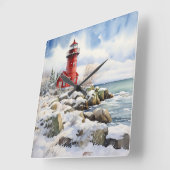 Vuurtoren Wandklok (Hoek)