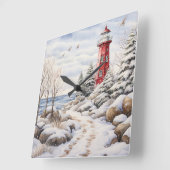 Vuurtoren Wandklok (Hoek)