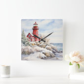 Vuurtoren Wandklok (Huis)