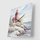 Vuurtoren Wandklok (Hoek)