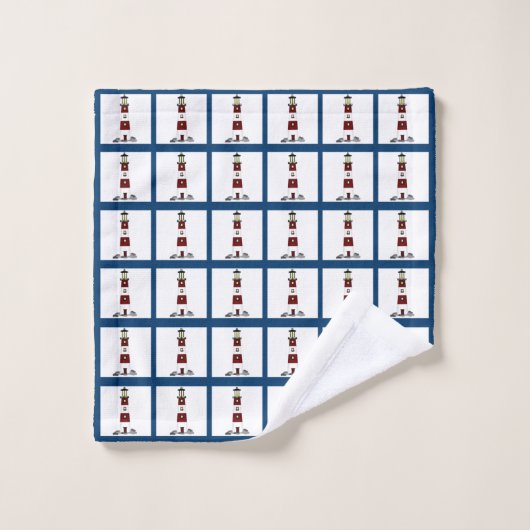 Vuurtoren wasdoek washandje (Wasdoekje)