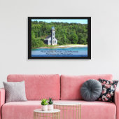 Vuurtoren/wegwerpdoek Canvas Afdruk (Insitu (Woonkamer))