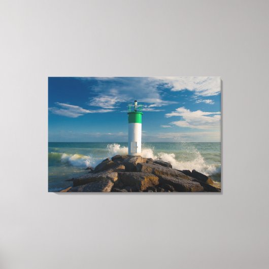vuurtoren | Wellington Ontario Canada Canvas Afdruk (Voorkant)