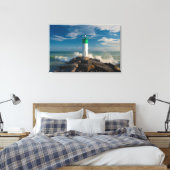 vuurtoren | Wellington Ontario Canada Canvas Afdruk (Insitu (Slaapkamer))