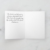 Vuurtoren Wenskaart met Inspirerend msg. Kaart (Binnen)