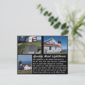 vuurtoren West Quoddy Head Briefkaart (Staand voorkant)