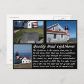 vuurtoren West Quoddy Head Briefkaart (Voorkant / Achterkant)