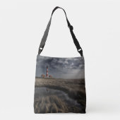 Vuurtoren Westerhever Crossbody Tas (Achterkant)