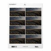 Vuurtoren Westerhever Etiket (Full Sheet)