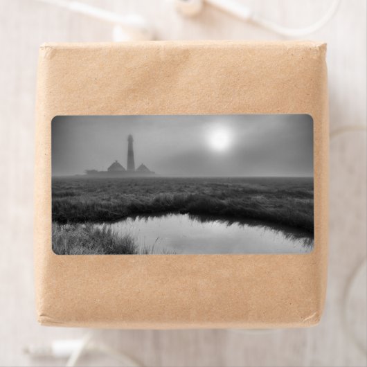 Vuurtoren Westerhever Etiket (Insitu)