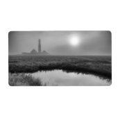Vuurtoren Westerhever Etiket (Voorkant)