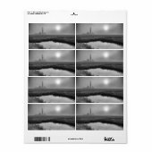 Vuurtoren Westerhever Etiket (Full Sheet)