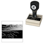 Vuurtoren Westerhever Rubberstempel (Gestempeld)