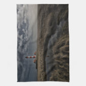 Vuurtoren Westerhever Theedoek (Verticaal)