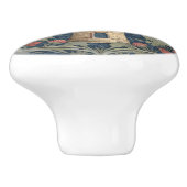 Vuurtoren William Morris stijl oceaan zee bloemen Keramische Knop (Zijkant)