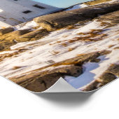 vuurtoren | Winter in Peggy's Cove, Nova Scotia Poster (Hoek)