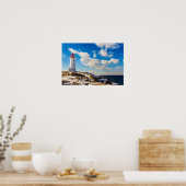 vuurtoren | Winter in Peggy's Cove, Nova Scotia Poster (Keuken)