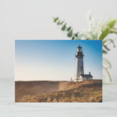 vuurtoren | Yaquina Head Lighthouse Oregon Bedankkaart (Staand voorkant)