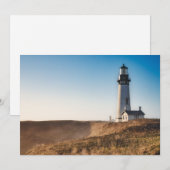vuurtoren | Yaquina Head Lighthouse Oregon Bedankkaart (Voorkant / Achterkant)