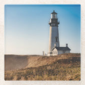 vuurtoren | Yaquina Head Lighthouse Oregon Glazen Onderzetter (Voorkant)
