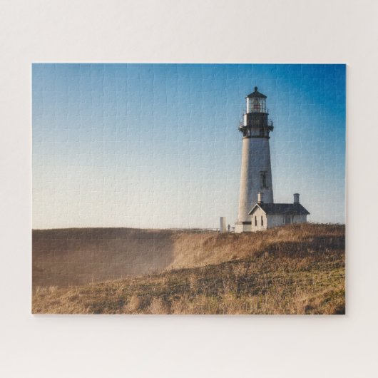 vuurtoren | Yaquina Head Lighthouse Oregon Legpuzzel (Horizontaal)