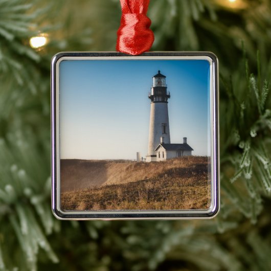 vuurtoren | Yaquina Head Lighthouse Oregon Metalen Ornament (Boom)