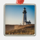 vuurtoren | Yaquina Head Lighthouse Oregon Metalen Ornament (Voorkant)