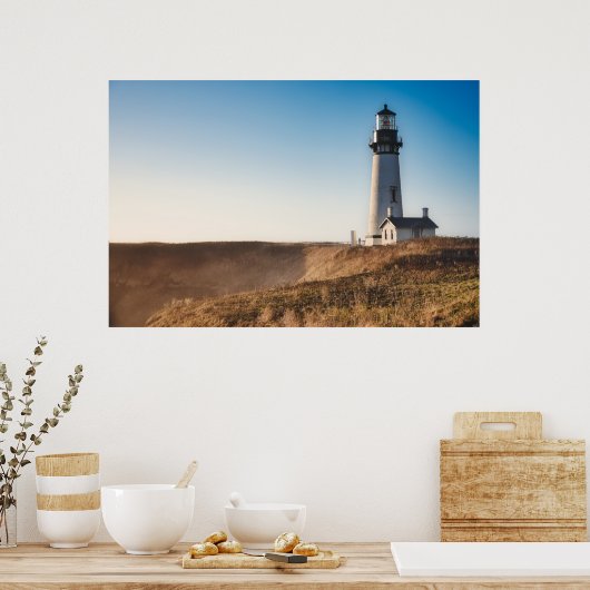 vuurtoren | Yaquina Head Lighthouse Oregon Poster (Keuken)