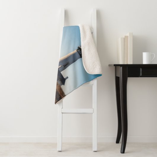 vuurtoren | Yaquina Head Lighthouse Oregon Sherpa Deken (In situ)