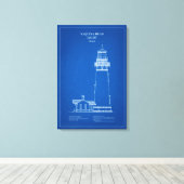 Vuurtoren Yaquina Head - Oregon - AD Canvas Afdruk (Insitu (Houten vloer))